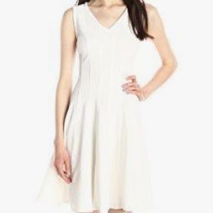 Gabby Skye Sleeveless V-Neck Fit-and-Flare Dress